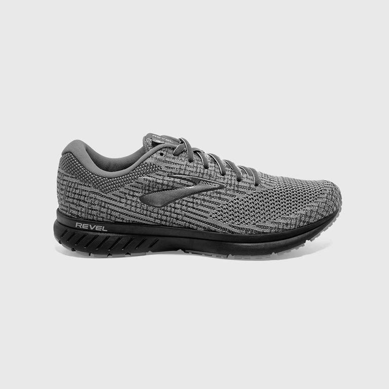 Brooks Revel 3 Mens Road Running Shoes Ireland Grey (IPLJ-86354)